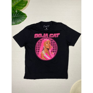 เสื้อยืด Doja Cat สีดำ ลายด้านหน้า สวยๆ ลิขสิทธิ์แท้ เสื้อแท้ สภาพใหม่มาก Size XL