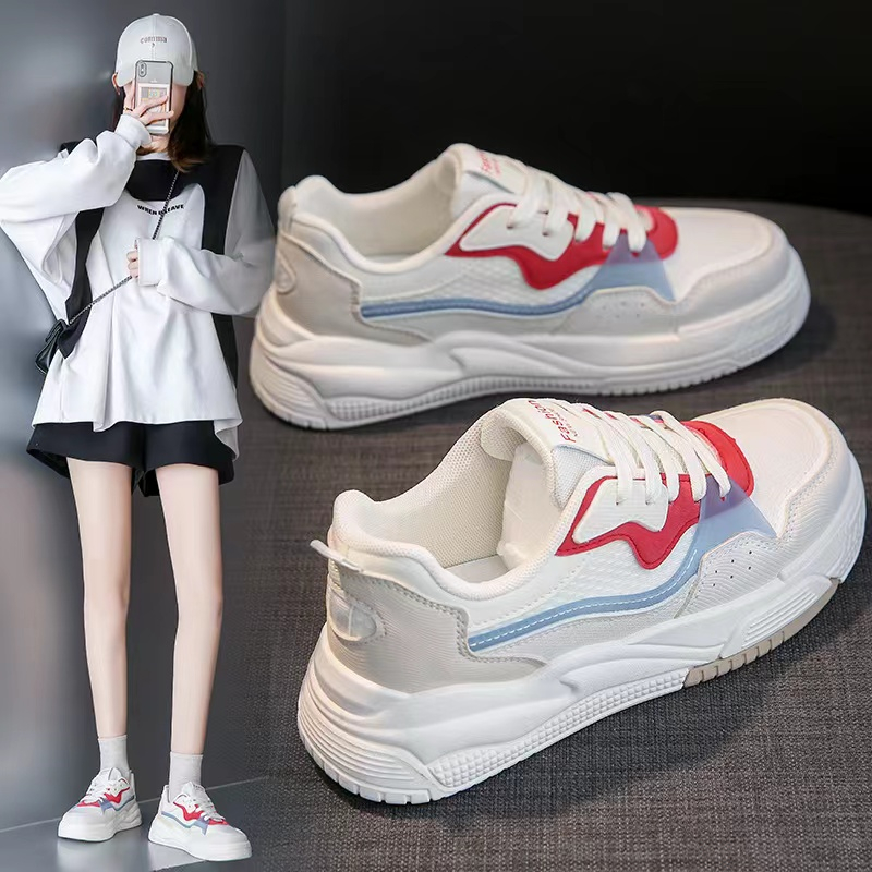 COOL SHOES (มาใหม่ W-88) รองเท้าผ้าใบผู้หญิง เสริมส้น 4 ซม.รองเท้ากีฬาผู้หญิง