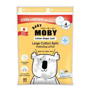 Baby MOBY โมบี้ สำลีแผ่น สำลีก้าน สำลีก้อน ผ้าก๊อซ เบบี้ไวพ์ สำลี เด็ก สำลีเด็ก สำลีแผ่นเล็ก แคอตตอนบัด รีฟิล ถุงเก็บอึ