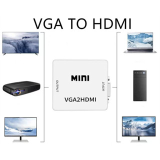 ตัวแปลงสัญญาณ VGA to HD เอชดีเอ็มไอ Converter