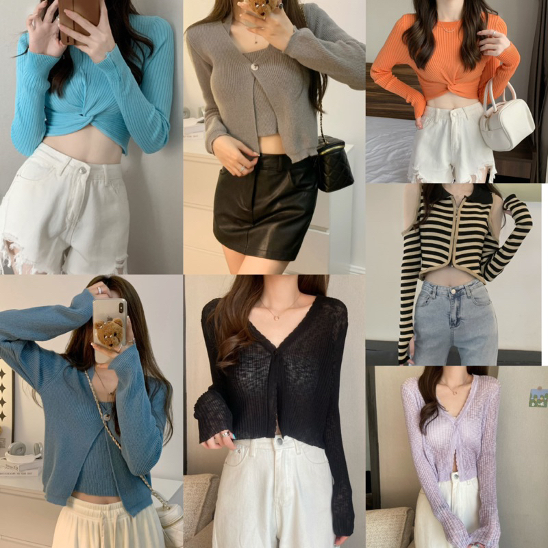 เสื้อไหมพรม เสื้อคลุมกันแดดแขนยาว ผ้านิ่มใส่สบาย