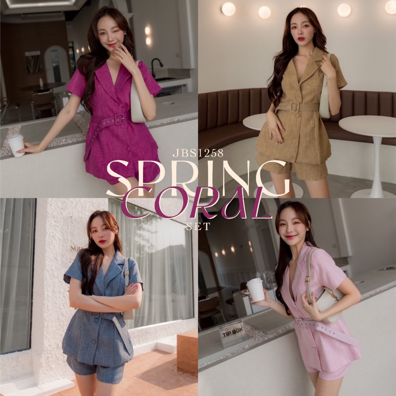 MYT x Joobs Studio : [JB16/JB17] : SpringCarol Set เซ็ต 3 ชิ้น น่ารักแบบจุกๆ