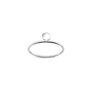 Silver thai Jewelry แหวนเงินดีไซน์วงกลมเรียบ มินิมอล / silver ring, smooth circle design, minimalist  PLSRG141