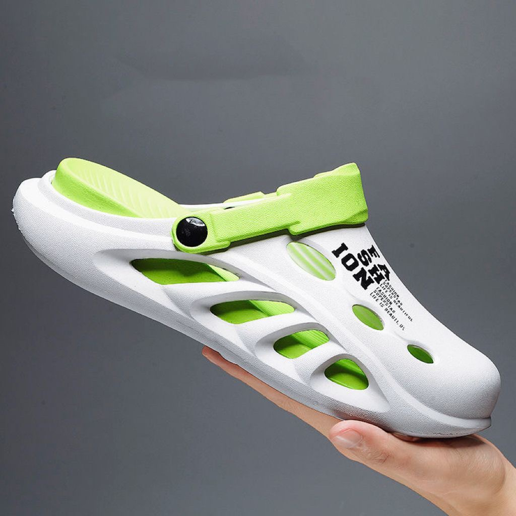 SHO-M9912 รองเท้าแตะ ผู้ชาย แบบสวมหัวโต รองเท้าลำลอง สำหรับผู้ชาย ajaygna1991