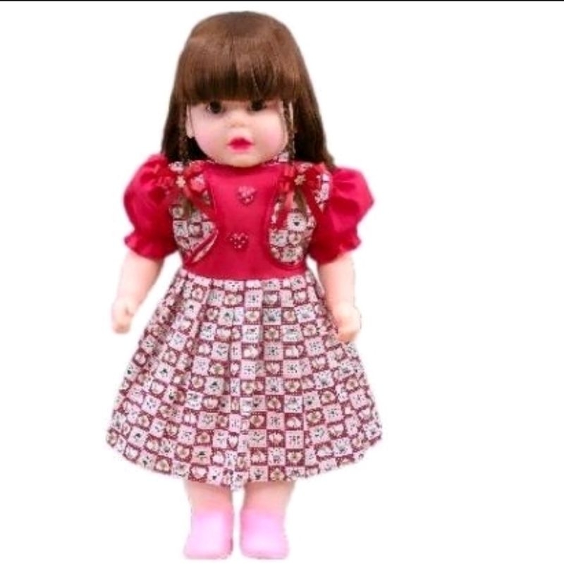 ตุ๊กตาเด็กผู้หญิง เหมือนจริง ตัวใหญ่ อุ้มได้ ตัวนิ่ม อัดผ้า -ใยสังเคราะห์(สีผม-สีชุดจะแต่งต่างจากภาพนิดหน่อยนะค่ะ) - รูปที่ 3