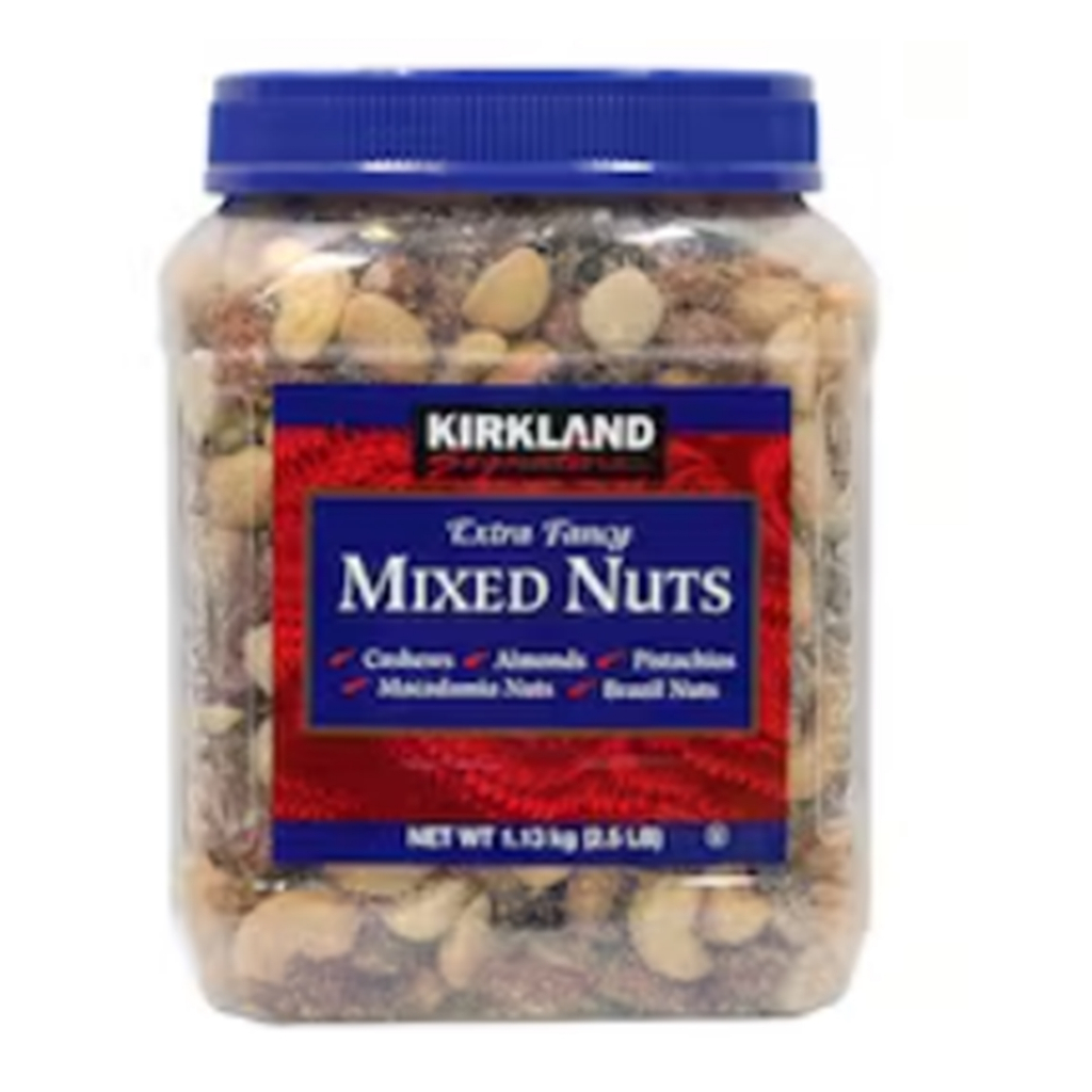 Kirkland Signature Mixed Nuts Roasted Extra Fancy 1.13 kg.เคิร์กแลนด์ซิกเนเจอร์ถั่วรวมอบเกลือ อาหาร 