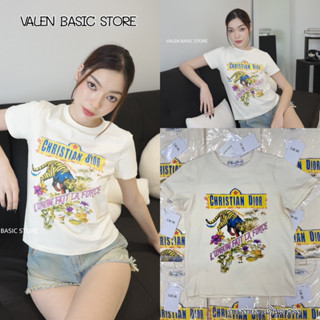 เสื้อยืด CD logo T-shirt 🏷️งาน VALEN BASIC STORE💯