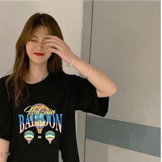 Dahong 💖 2254/2253 เสื้อผ้าสาวอวบ เสื้อยืดผ่าข้าง oversize คอกลม