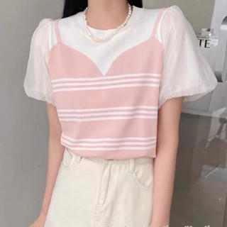 🌼เสื้อไหมพรม แขนตุ้กตา น่ารักๆ🌼