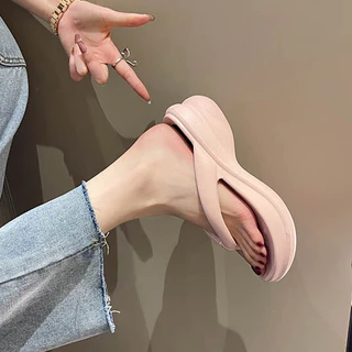 soft slippers รองเท้าแตะ EVA พื้นหนา นิ่ม เบา ใส่สบาย กันน้ำกันลื่น เหมาะสำหรับใส่ในบ้านและในห้องน้ำ คลายปวดเมื่อยเท