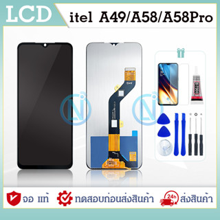 LCD Display หน้าจอ Itel A49/A58/A58Pro จอแท้ จอไอเทล จอ+ทัช อะไหล่จอ จอชุด พร้อมทัชสกรีน อินฟินิกซ์ Itel A49/A58/A58P