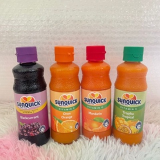 ซันควิก Sunquick น้ำส้มสูตรเข้มข้น ของแท้จากมาเลเซีย มีฮาลาล ขนาด330​ล็อต​ใหม่หมดอายุเดือน5/2024(อัปเดท15กันยายน 2023)