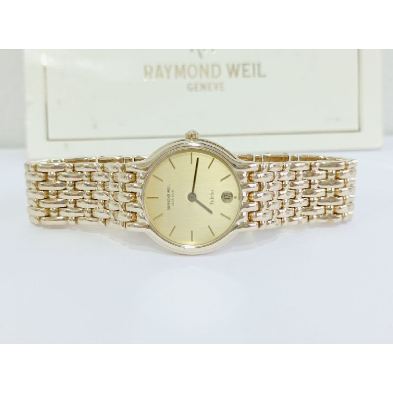 ✅นาฬิกาผู้ดีเก่า🎁ทอง18k 💯RAYMOND WEIL  ในตำนาน