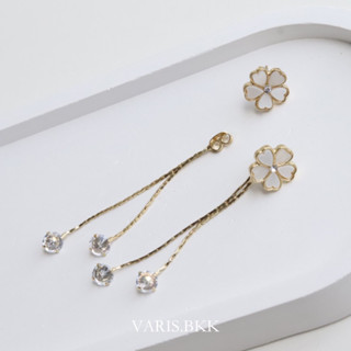 🎀Long Flower Earrings-varis.bkk