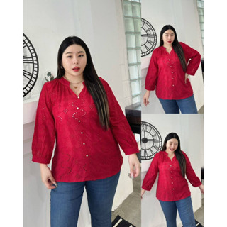 🔥Plussize🔥เสื้อคนอ้วน🔥 S รอบอก 48       M รอบอก 52      L รอบอก 56