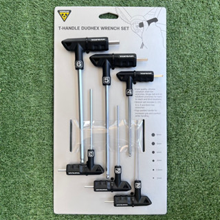 เครื่องมือ Topeak T-Handle Duohex Wrench Set