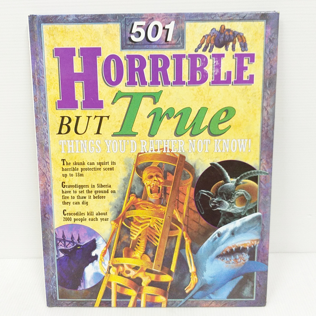 501 Horrible but True หนังสือภาษาอังกฤษ มือสอง ปกแข็ง