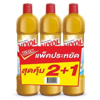 น้ำยาทำความสะอาดห้องน้ำ VIXOL 900ml แพ็ค3 ทอง