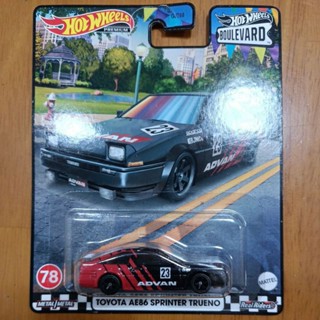 Hot​wheels Premium 1/64 Toyota AE86 Sprinter Trueno ล้อยาง