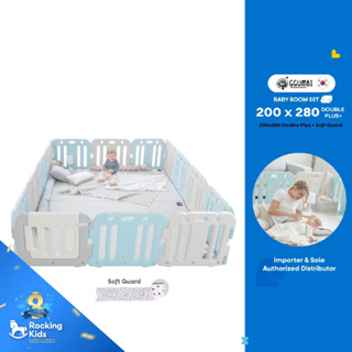 GGUMBI - Baby Room Set รุ่น 200x280 Doubleplus+ คอกกั้นเด็กกุมบิ จากเกาหลี