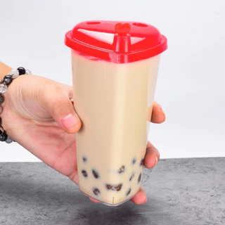 แก้วทรง หัวใจ【1แถว25ใบ】 เนื้อPPใส พร้อมฝาปิดมีจุกหัวใจ เป็นแก้วทรงสูง มีขนาด 16oz500ml.22oz700ml.