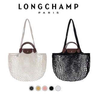 Longchamp Le Pliage Filet Shoulder bag ลองชอม ตาข่ายรุ่นใหม่ กระเป๋าถือสตรีกระเป๋าสะพาย