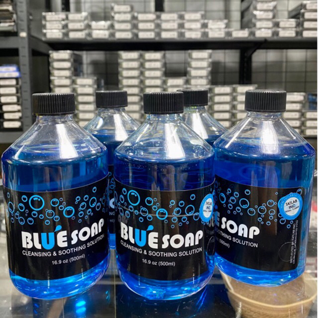 ใช้ทำความสะอาดสัก BlueSoap 500ml