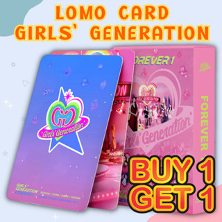 🆓1 FREE 1🆓 Lomo Card Girls Generation &lt;FOREVER1&gt; โลโม่การ์ดพิมพ์สี 2 ด้าน 55 ใบ