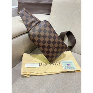 🌸Louis Vuitton Geronimos Damier Dc.12 รุ่นใหม่ซิปเดียว ⭐️ พร้อมส่งค่ะ ⭐️  ของแท้💯%