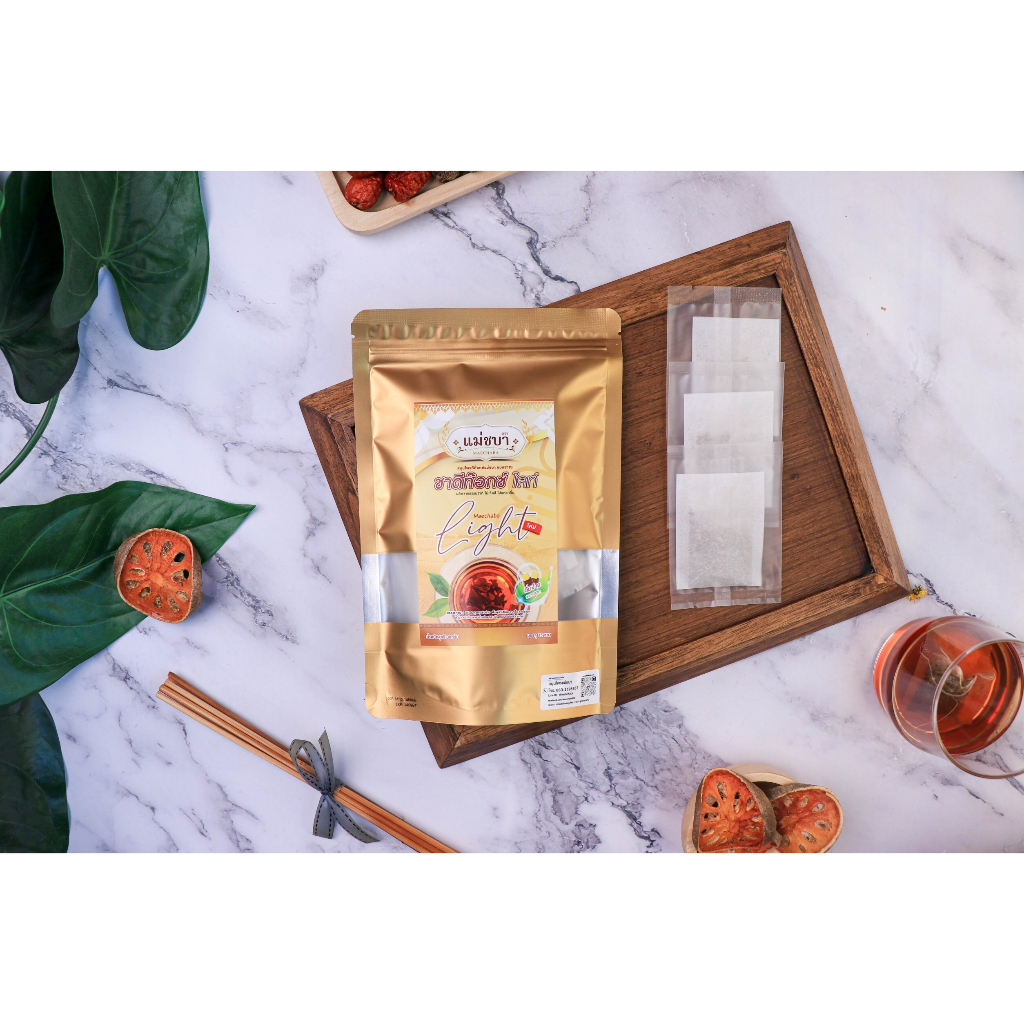 [🔥ส่งฟรี!โปรแรงแถมกระเป๋า]  (โปร3 ห่อ 390) แม่ชบา สมุนไพรดีท็อกซ์สูตรชาชง ลดพุง ชาลดน้ำหนัก ลดบวม