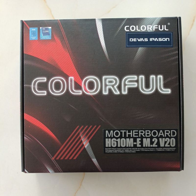 MB H610m-E M.2 V20 Colorful