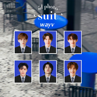 ( ขั้นต่ำ 15.- ) id photo ‘ suit ‘ wayv : รูปติดบัตรเววี่