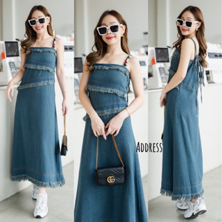 🌈🌿🌸🌼🌺💙🇰🇷Jeans SGL Lui Maxi Dress