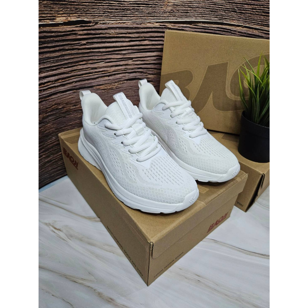 BAOJI ลิขสิทธิ์แท้ [W] รองเท้าผ้าใบผู้หญิงยี่ห้อบาโอจิ(BAOJI) รุ่นBJW-973 SIZE:37-41