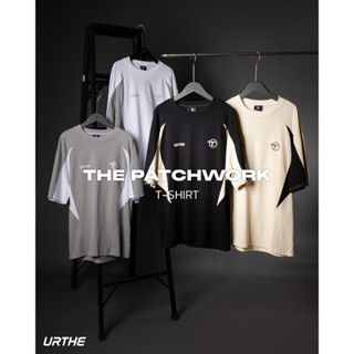 URTHE - เสื้อยืด แขนสั้น สกรีนลาย OVERSIZE รุ่น THE PATCHWORK