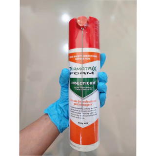 TERMATRIX FOAM โฟมกำจัดปลวก กำจัดตัวเรือด ขนาด 500 กรัม รุ่นใหม่หัวฉีดเล็ก แทรกซึมได้ทุกจุด แถมฟรีถุงมือยางไนโตร