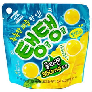 ขนมเกาหลี เจลลี่ plump plump jelly mango 40g seoju brand 아이푸드 서주 탱글탱글 망고맛