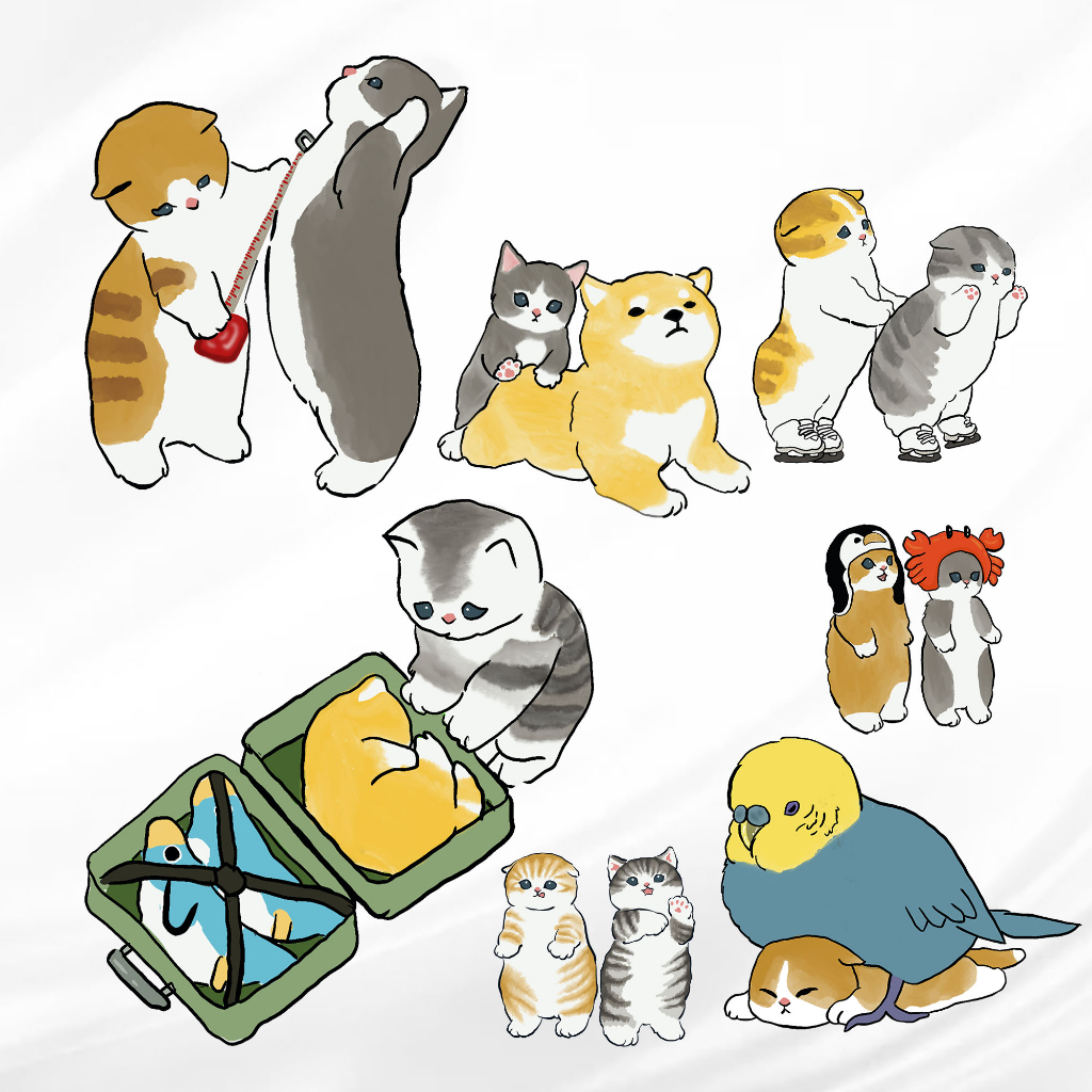 ตัวรีดติดเสื้อแมวฮาโลวีน 159.F.181 SET.C  แมวน่ารักๆ  แผ่นฟิล์มรีดร้อน