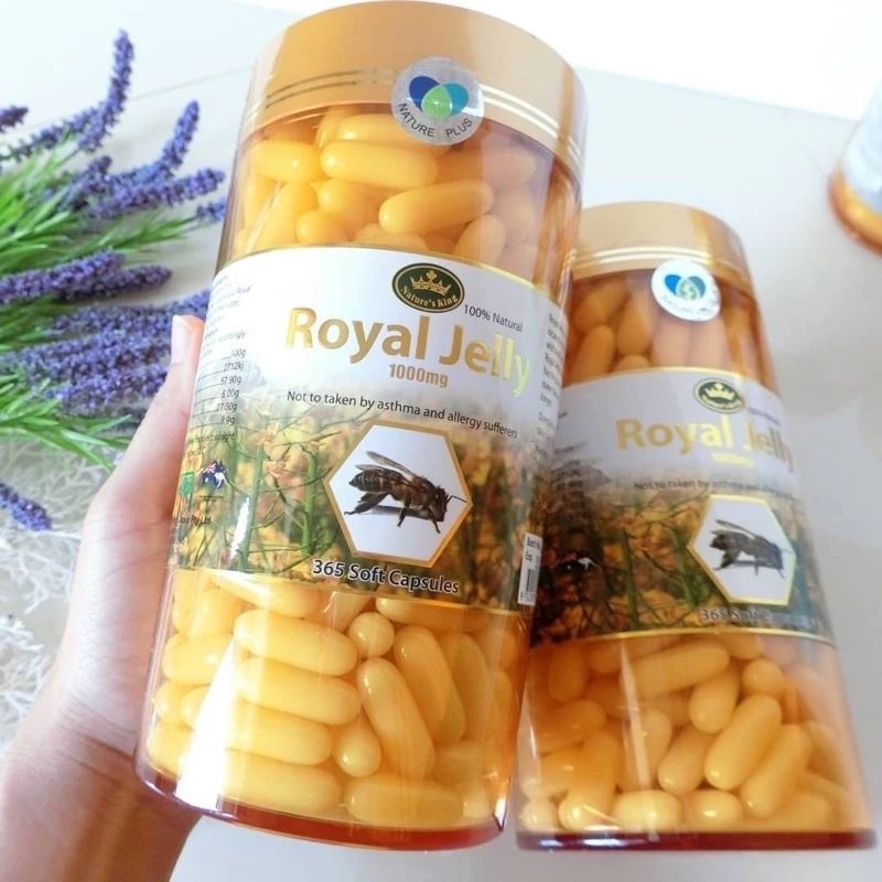 (แบ่งขาย) นมผึ้ง เนเจอร์คิงส์ Nature’s King Royal Jelly 1000 mg “โดส” สูงสุดในตลาด