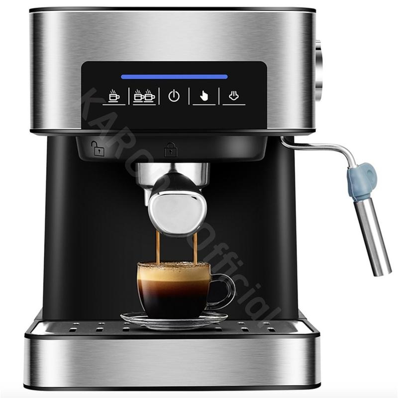 SKG เครื่องชงกาแฟสด รุ่น SK-1202 สีเงิน แถมฟรี!! ก้านชงกาแฟ,ถ้วยกรองกาแฟขนาด 1และ2 คัพ,ช้อนตักกาแฟ รับประกัน 1 ปี