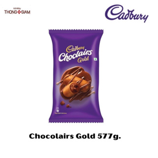 Cadbury Chocolairs Gold แคทบูรี่ คุกกี้สอดไส้ช็อกโกแลต ขนาด 577 กรัม(g.)BBE:04/2024