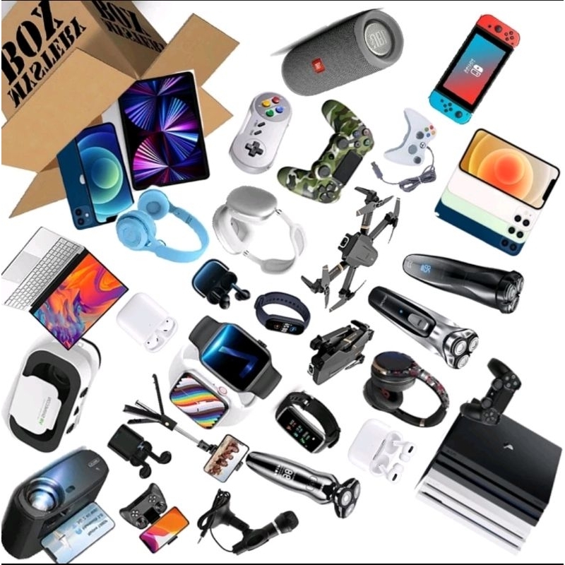 กล่องสุ่มมหัสจรรย์WOW อิเล็กทรอนิกซ์ ไอทีและมือถือหลายรุ่น พาวเวอร์แบ็ง หูฟัง สายชาร์จ น้ำหอม - รูปที่ 3