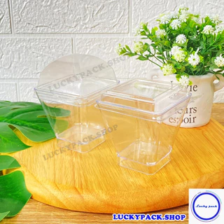 (20 ชุด) ถ้วยเค้ก มูสเค้ก ไอติม เบเกอรี่ ขนาด 200 ml. ( 44 ) + ฝาโดม , ฝาเรียบ ** พร้อมส่ง **