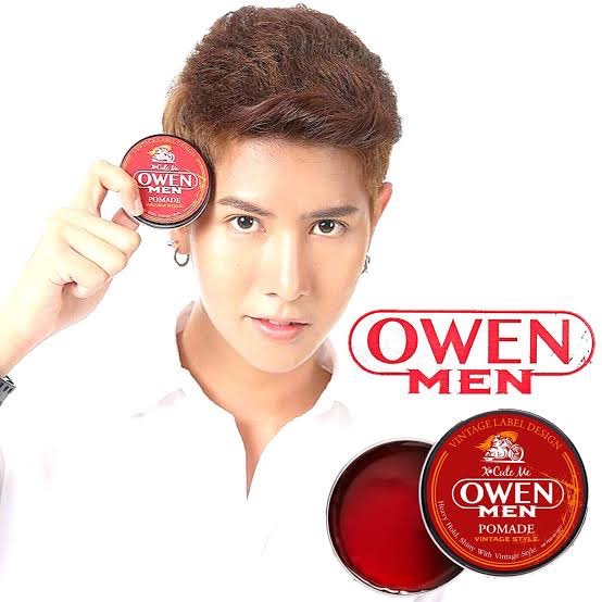 Owen Men Pomade เจลใส่ผม แต่งผมวินเทจ 80ml