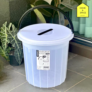 💧ถังน้ำพลาสติกพร้อมหูหิ้ว หรือใช้เป็นถังขยะได้ ความจุ 29 ลิตร (size M) รุ่น C-4040💧