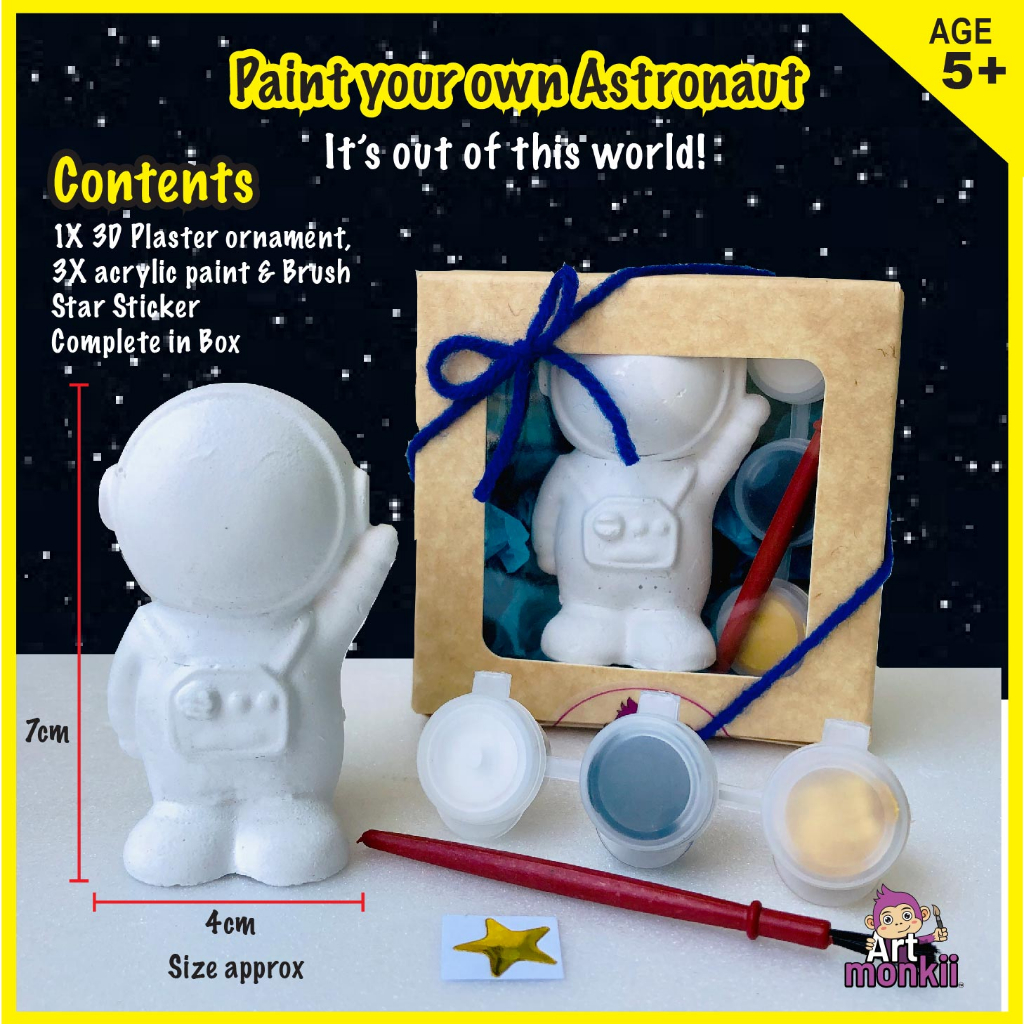 DIY Astronaut PAINTING Kit, Kids DIY, Kids arts and craft, Crafts, DIY kit