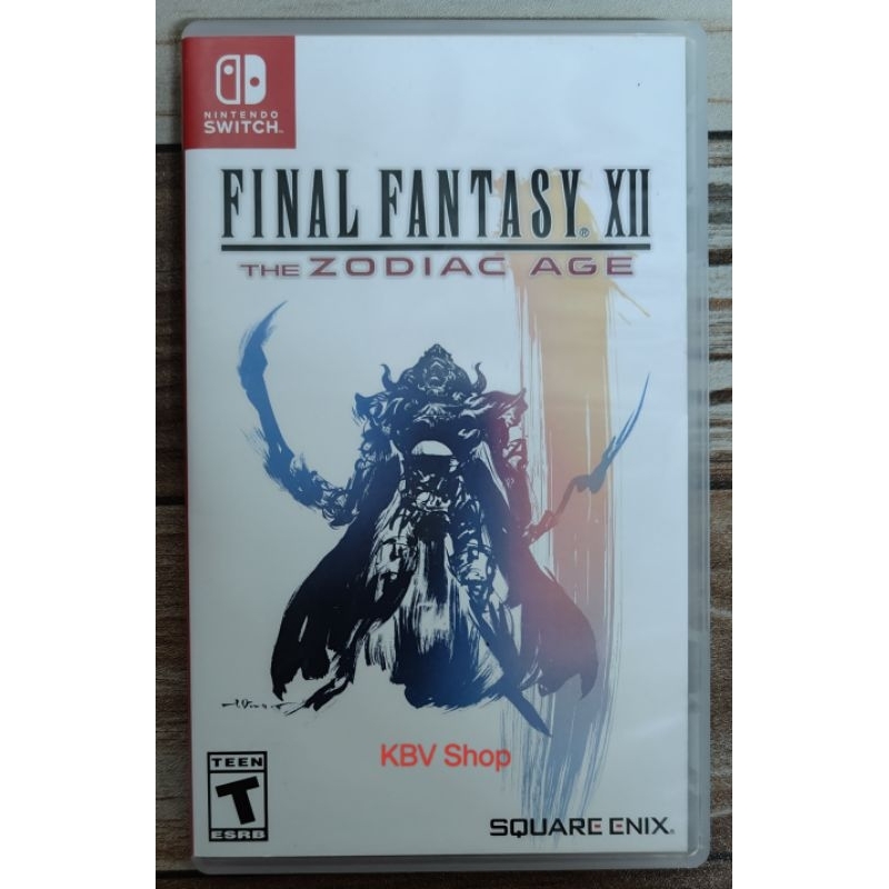 (ทักแชทรับโค๊ด)(มือ 1,2)Nintendo Switch : Final Fantasy Xii The Zodiac Age มือสอง