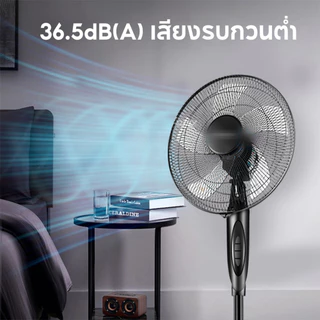 YOTEX พัดลม 16 นิ้ว พัดลมตั้งพื้น ปรับได้ 3 ระดับ 5ใบพัด ฐานกลม พัดลมแรงสูง จัดส่งทันที