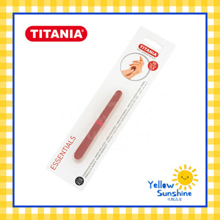 TITANIA ตะไบกระดาษทราย 10 ชิ้น รุ่น 11.5 cm ของแท้ การันตีคุณภาพจากเยอรมัน 10 Pieces Emery Sand Nail File Germany