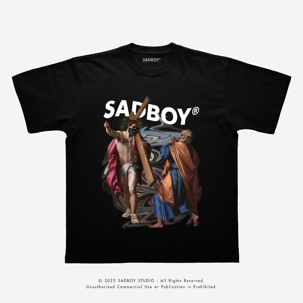 [ ส่งด่วน ] SADBOY® | Where Sinners ? | 100% Organic Cotton